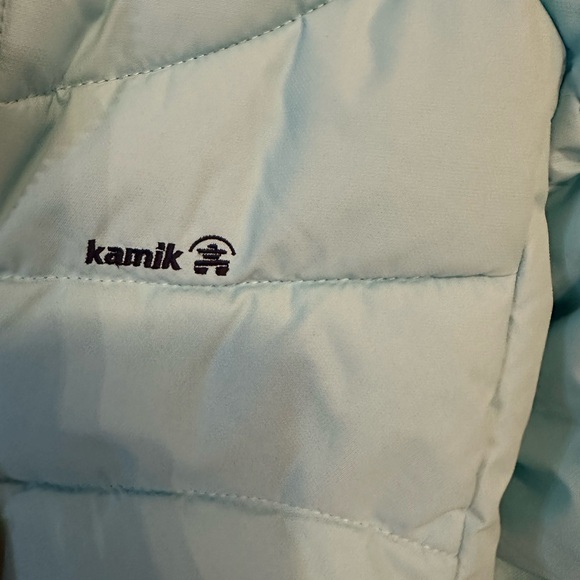 Kamik Girls' Aayla Jacket 2023 NWT Color Water (aqua) Size 14 Waterproof Bionic - Picture 7 of 15